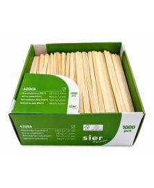 Houten roerstaafjes 14 cm 1000 stuks