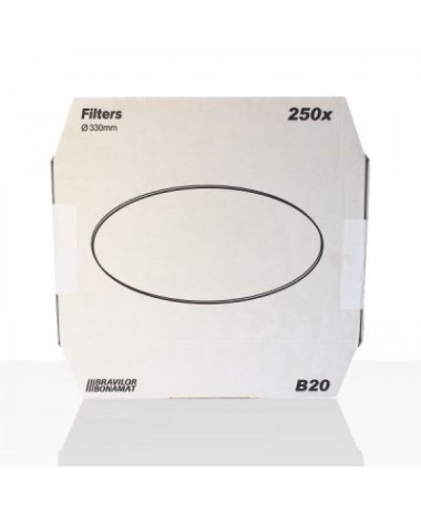 Bravilor filtres en papiers ronds (plats) B20