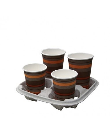 Carrying tray 4 cups 220 pieces