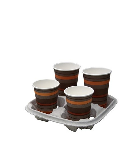 Carrying tray 4 cups 220 pieces
