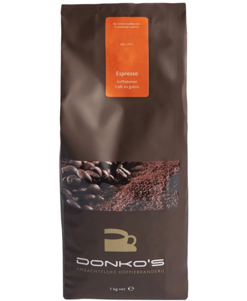 Donko's Espresso 1 Kg. Donko's Espresso 1 Kg.