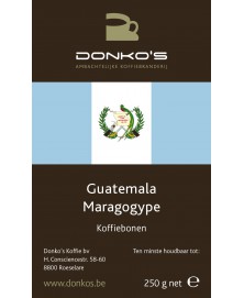 Donko's Guatemala Maragogype 250 gr. bonen