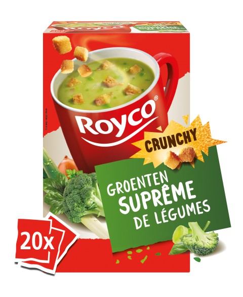 Buy Online ROYCO® MINUTE SOUP CRUNCHY St. Germain X 20 - Belgian Sh